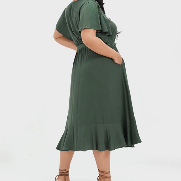 The Modern Classic Summer Bloom Belted Midi